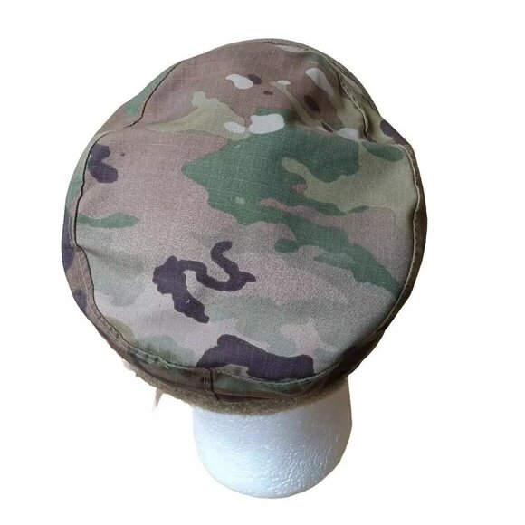 US Army Patrol Camo Cap Mens Size 7 Fitted Cap Hat - Picture 4 of 12